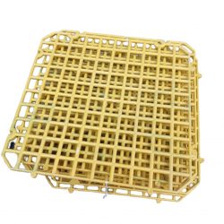KÜMES YER IZGARA 33 X 33 SARI 1 ADET
