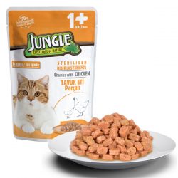 Jungle Kısır Kedi Tavuklu100 g Pouch