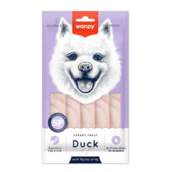 Wanpy Ördekli 12'li Krema Köpek Ödülü 5x14g