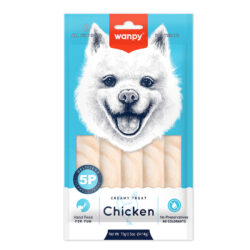 Wanpy Tavuklu 12'li Krema Köpek Ödülü 5x14g